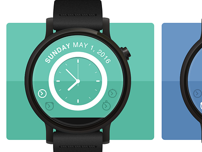 Watch UI colors watch watch face watch ui