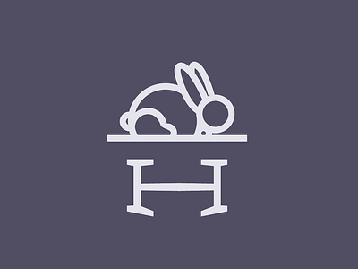 Bunny Patch bunny h icon logo