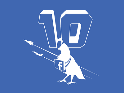 Facebook News Feed celebrates 10 years 10 blue facebook fighter jets quail