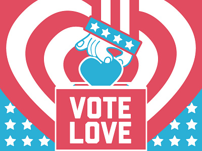 Vote For Love on Tuesday November 8th election love vote