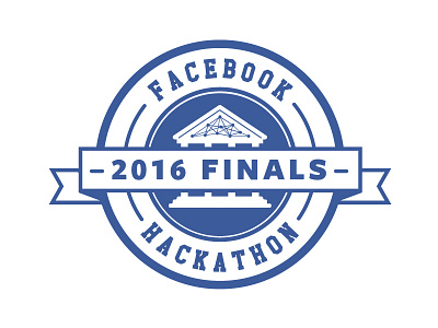 2016 Facebook Hackathon Finals badge facebook hackathon