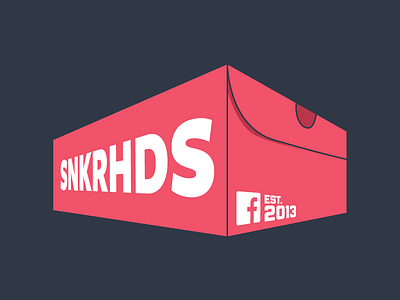 facebook SNKRHDS 2 box red shoe sneaker head sneakers