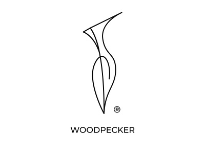 Woodpecker Logo design logo logo design vector