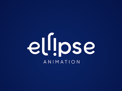 ellipse animation logo logo typograhy vector