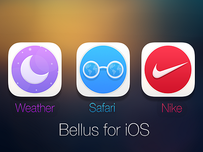 Bellus for iOS nike safari weather