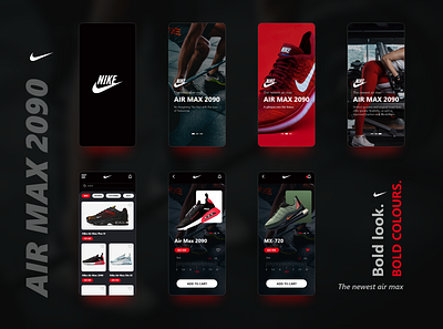 Nike | Air Max 2090 adobe designer dubai mobile mobile app mobile ui ui design ux xd design