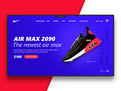 Nike | Landing page designer dubai landing page ui ui design ux website