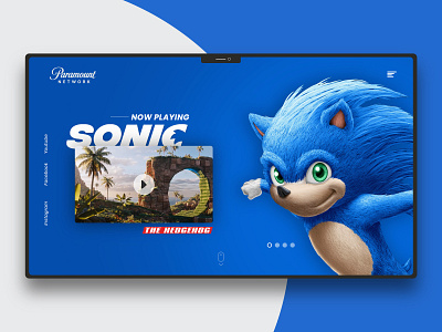 Sonic the hedgehog | Landing page