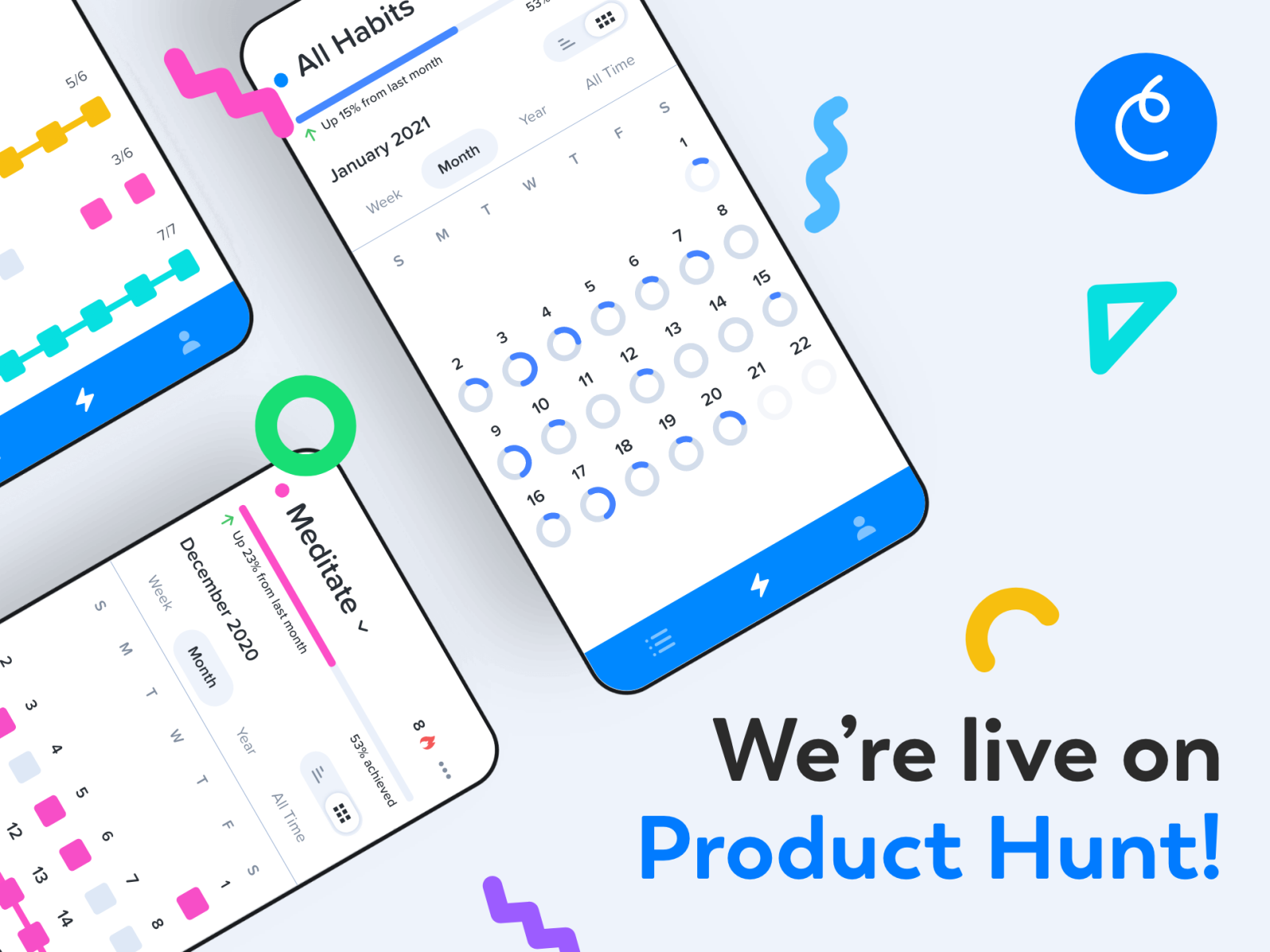 Confetti iOS + Android is Live on Product Hunt! by Danny Sapio on Dribbble