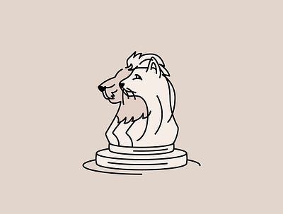 Cats branding cat design icon illustration lion minimal typography