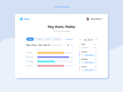 Daily Tasks Dashboard