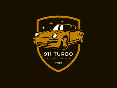 Porsche 911 Turbo Classic Series car car app cars design flat illustartion illustration illustration art illustration design illustrator negative space negative-space porsche porsche 911 vector