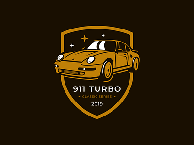 Porsche 911 Turbo Classic Series car car app cars design flat illustartion illustration illustration art illustration design illustrator negative space negative space porsche porsche 911 vector