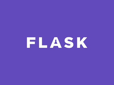 FLASK branding design icon illustration lettering logo minimal type typography ui