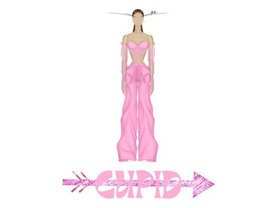 Cupid digitaldrawing digitalfashion drawing fashion fashiondesign fashiondesigner fashionillustration procreate