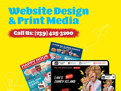 Website Design & Print Media design graphic design website website design
