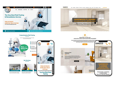 QCI and Danzco Website Design design graphic design website website design