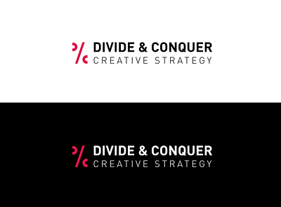 D & C brand branding design logo typography