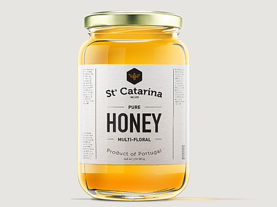 Santa Catarina honey brand design logo packaging
