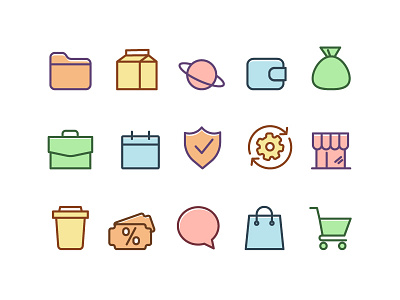 Free General Color Icons Set