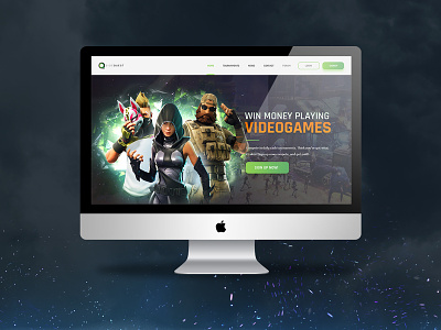 Sidequest Web Design esports gaming graphic design mmorpg ui ux video games web desgin website