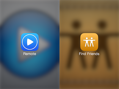 Redesigned App Icons app app icon flat icon ios ios 7 redesign replacement