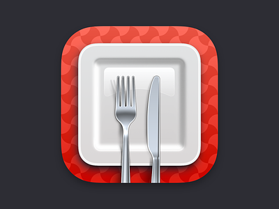 Fastival: Intermittent Fasting app app icon app icon design cutlery fasting icon ios plate skeumorphic