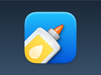 PastePal App Icon app app icon big sur big sur icon dock icon glue icon icons mac macos macos big sur sticky