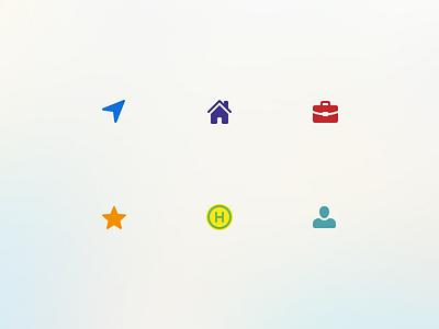 Map Search Icons glyph house icon icons interface icons navigation star user