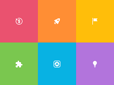 Category icons app bulb category dollar extension flag glyph icon icons idea rocket