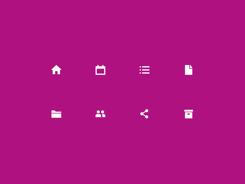 Sidebar Icons by Yannick Lung on Dribbble