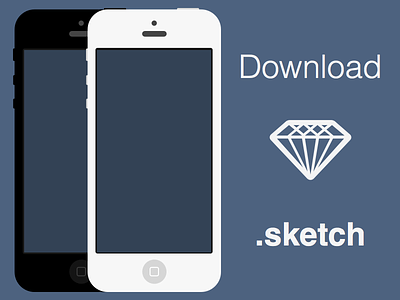 Flat iPhones [.sketch] flat free free download freebie iphone sketch