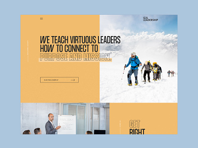 Leadership Website Concept