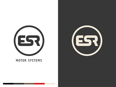 ESR Logo art direction brand design branding design graphic design logo logo design minimalist