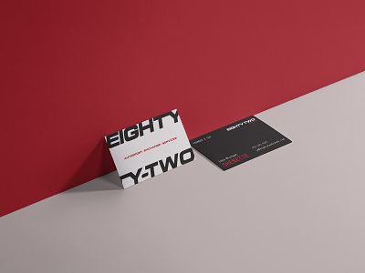 Eighty-Two Brands Business Cards abstract art direction brand design branding business card design business cards businesscard design graphic design logo logo design minimal minimalist monotype simple typography vector