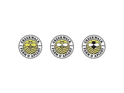 Rough Draft Logo apiary art direction badge bee brand brand design brand identity branding design farm graphic design line art logo logo design minimal minimalist thick lines variations vector