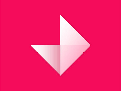 Folds Origami animation app branding flat lettering type ux web