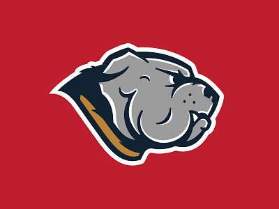 Boyce Bulldog illustration logo mascot sports