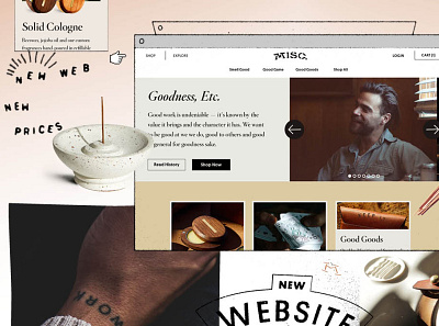 New Misc. Goods Site ecommerce retail web web design website website design