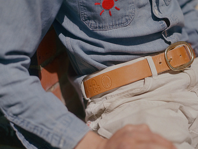 Moon is Down Leather Belt