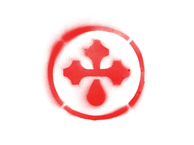 Redemption Church icon logo spraypaint
