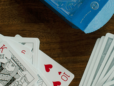Blues too blue foil playing cards