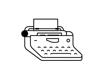 Royal Typewriter Icon
