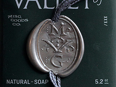 Soap 2 black pack design seal silver soap wax