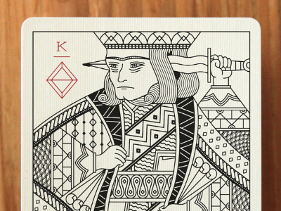 King of Diamonds illustration playing cards