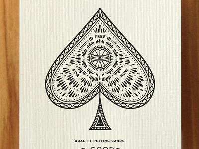 Ace of Spades illustration playing cards