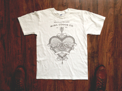 Heart Shirt Dribbble illustration playing cards shirt