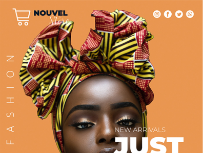 Nouvel Store advert banner branding graphic design photoshop