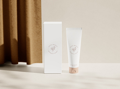 Cosmetic Tube Mockup beuaty cosmetic graphic design makeup mockup packaging product skincare tube