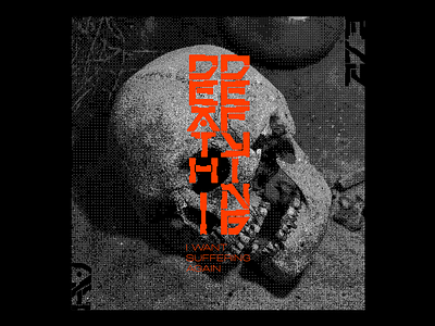 ĐɆ₳Ⱨ-ĐɆ₣Ɏł₦₲ anime bitmap cyber death design graphic minimal neo red retro skull type typography